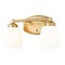 Z-Lite Kendrick 2 Light Vanity, 14.5in. W x 8.5in. H, Luxe Gold 745-2V-LG - alternate 1